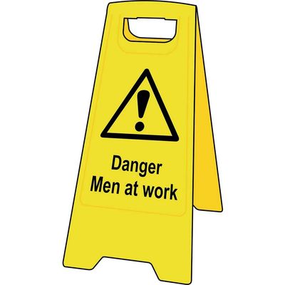 Scan 4710 Danger Men At Work - Heavy Duty ftAft Board