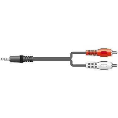 AV Link 112.068UK audio cable 10 m 3.5mm 2 x RCA Black. Red. White - Thumbnail 2