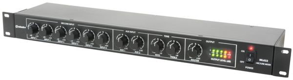 Adastra ML622 8 channels 10 - 23000 Hz Black