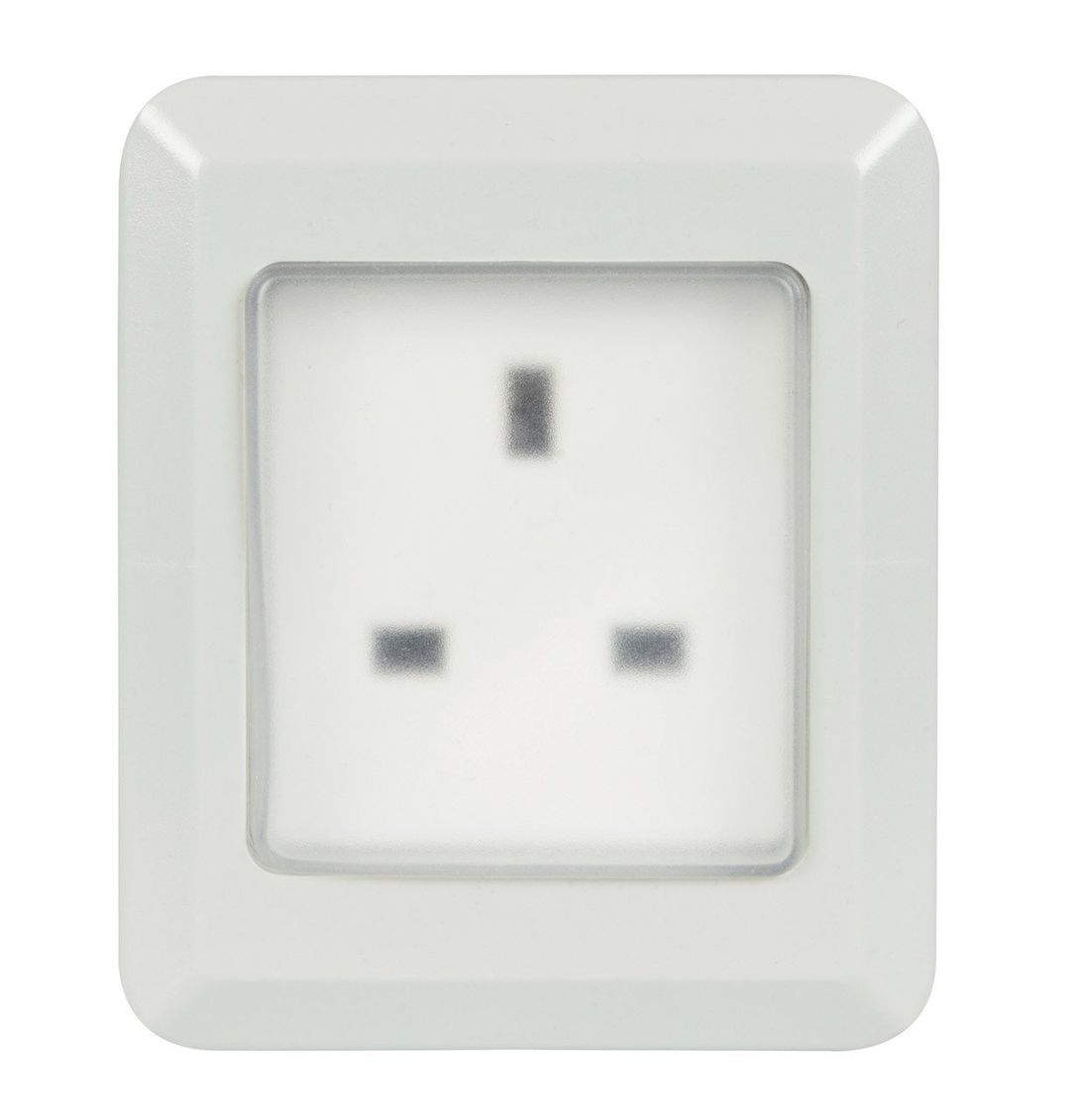 Mercury Weatherproof Outdoor Socket 13A Grey IP55 - Image 1