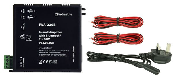 IWA In-Wall Amp W/ Bluetooth 2 x 30w