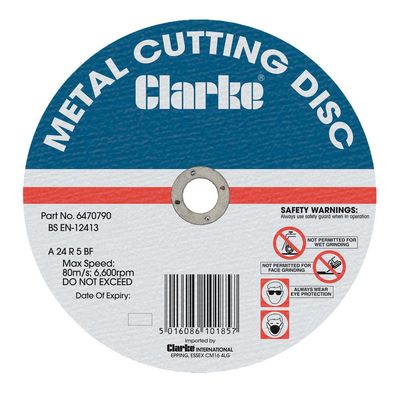 Clarke Clarke 300mm Flat Metal Cutting Disc