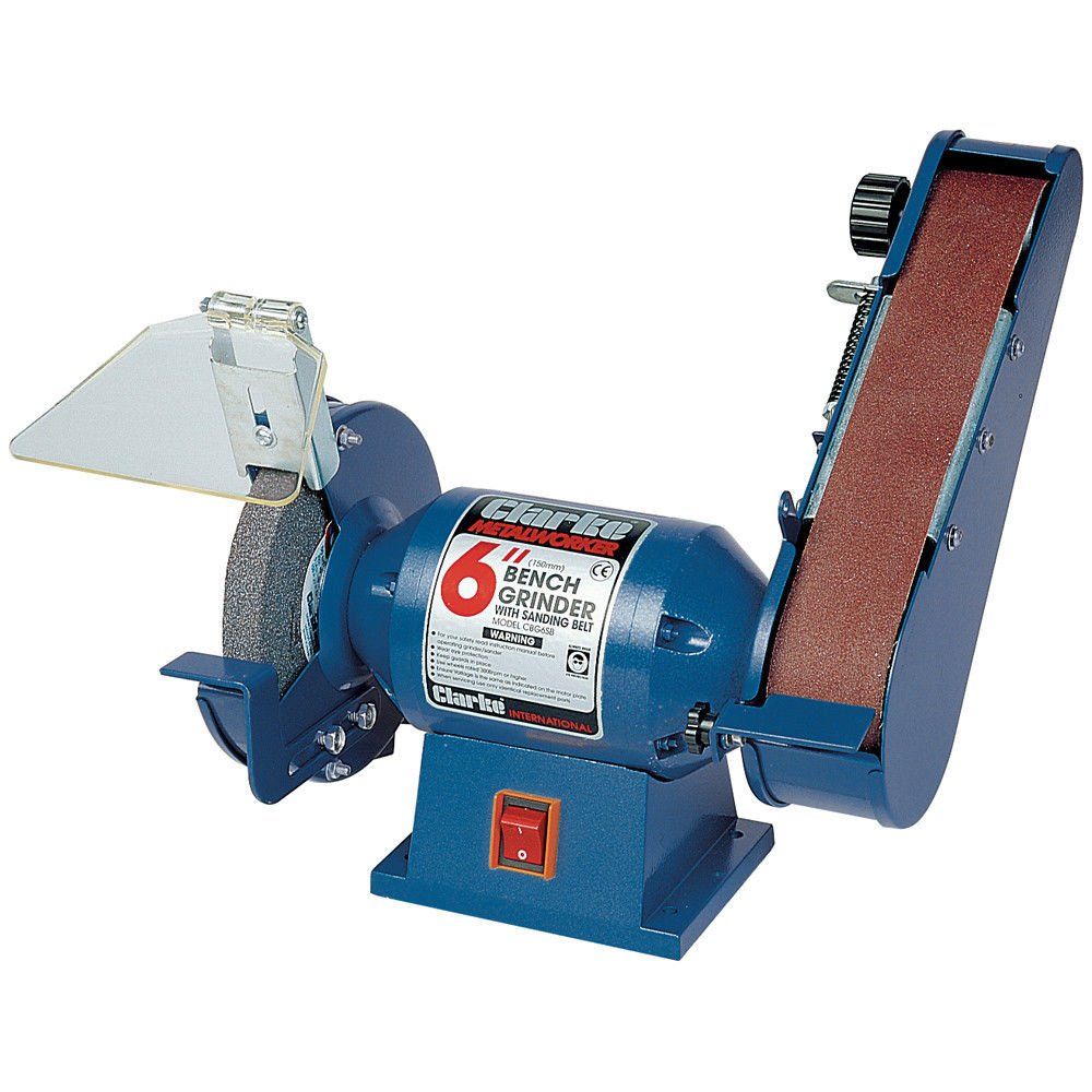 Clarke 6500032 Cbg6Sb 6 Bench Grinder With Sander 240V - Image 1