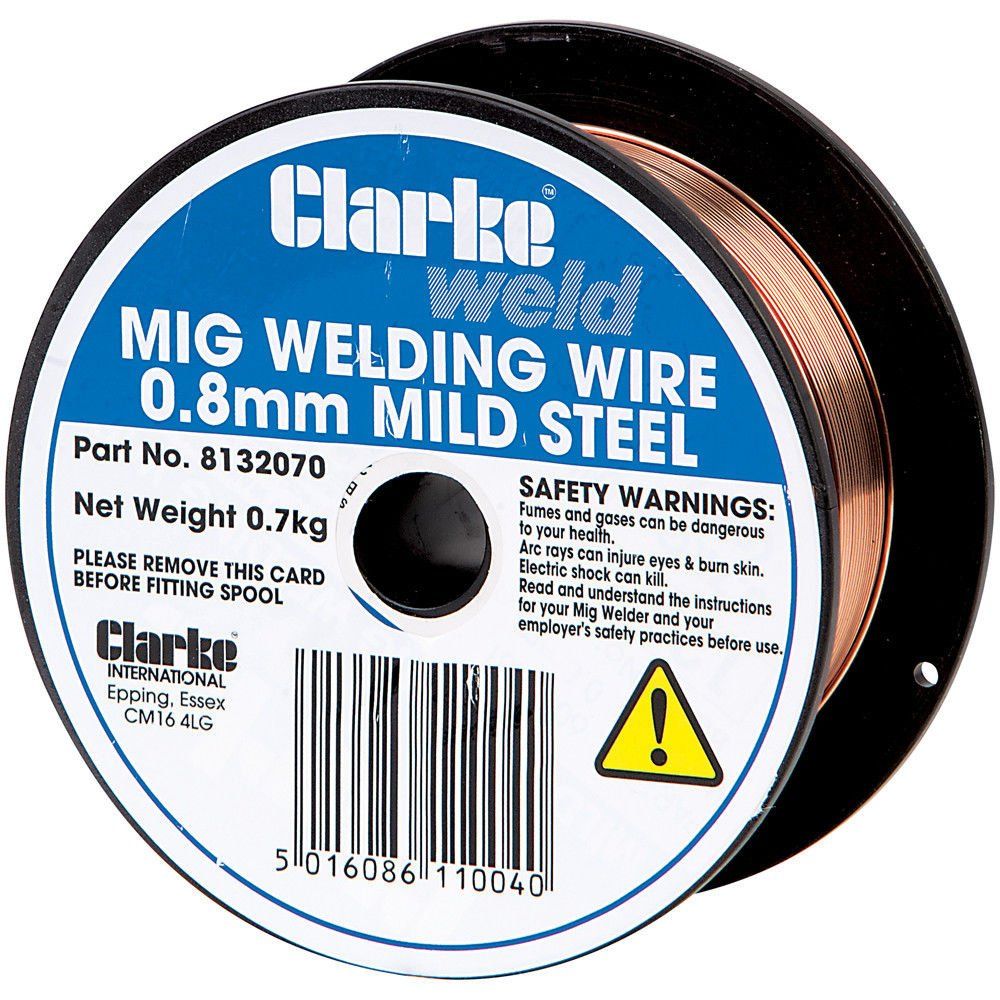 Clarke Clarke Mild Steel Welding Wire 0.8mm 0.7kg - Image 1