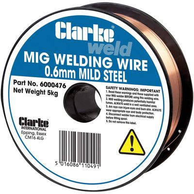 Clarke Clarke Mild Steel Welding Wire 0.6mm 5kg