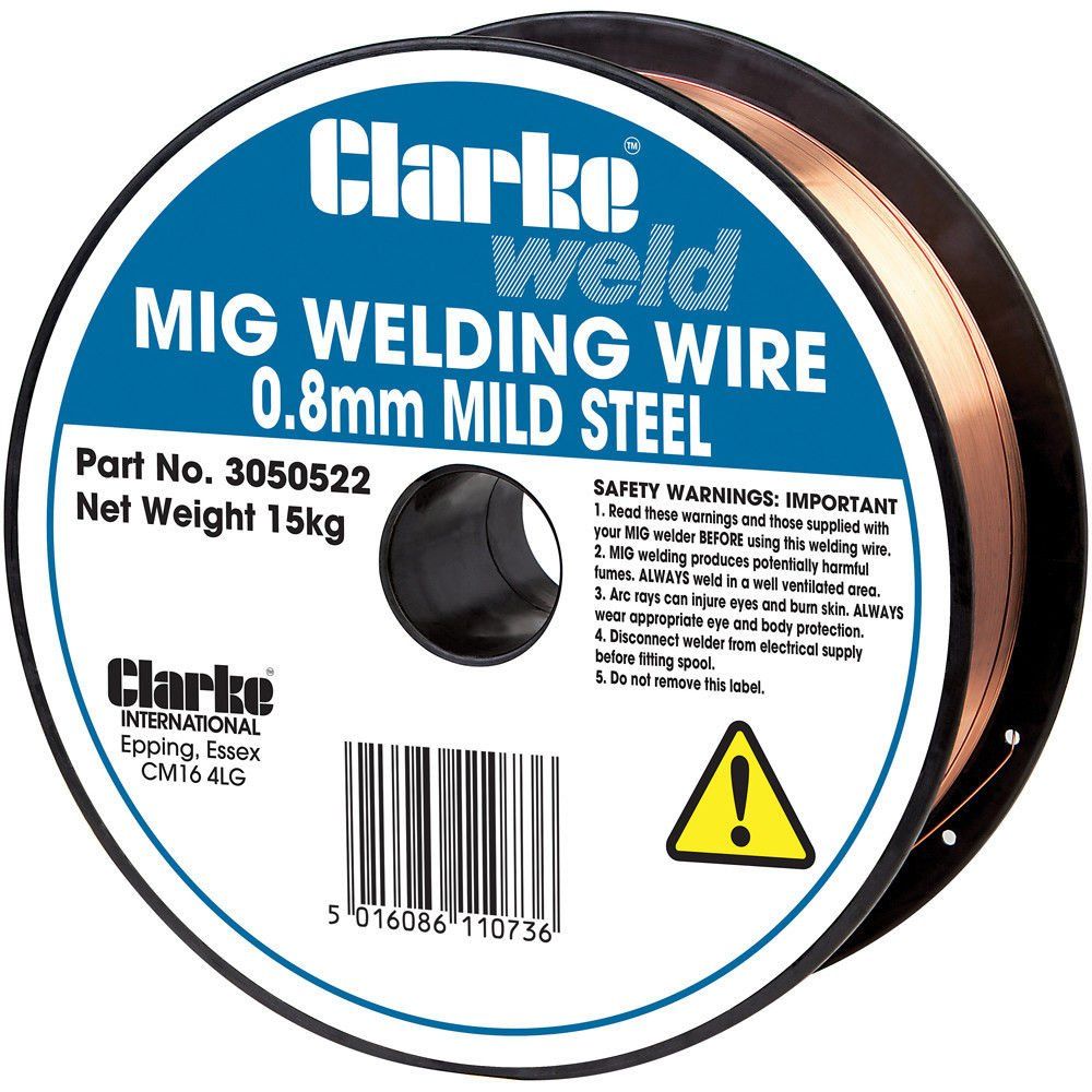 Clarke Clarke Mild Steel Welding Wire 0.8mm 15kg - Image 1