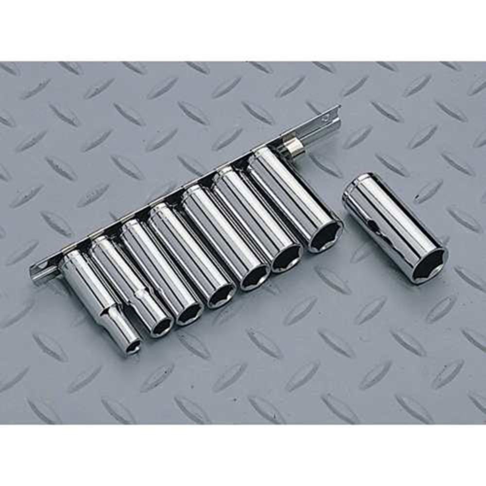 Clarke Clarke CHT143 3/8" Drive 9 Piece Metric Deep Socket Set 8 - 19mm - Image 1