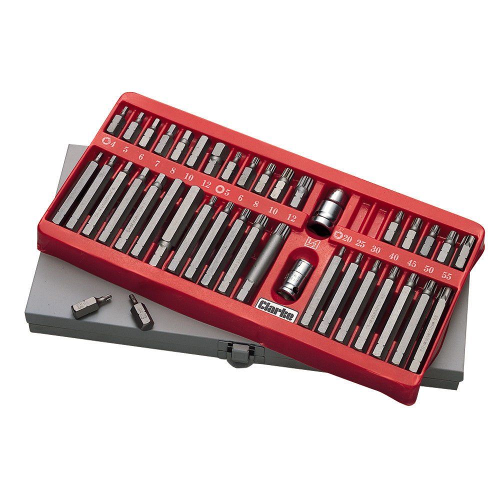 Clarke Clarke CHT144 40 piece Torx® Spline & Bit Holder Set - Image 1