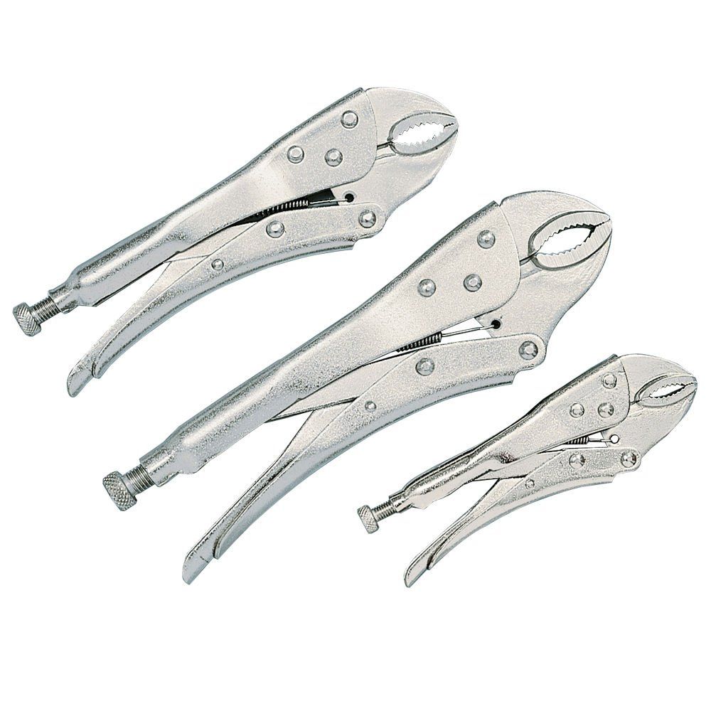 Clarke Clarke CHT116 3 piece Lock Grip Pliers Set - Image 1