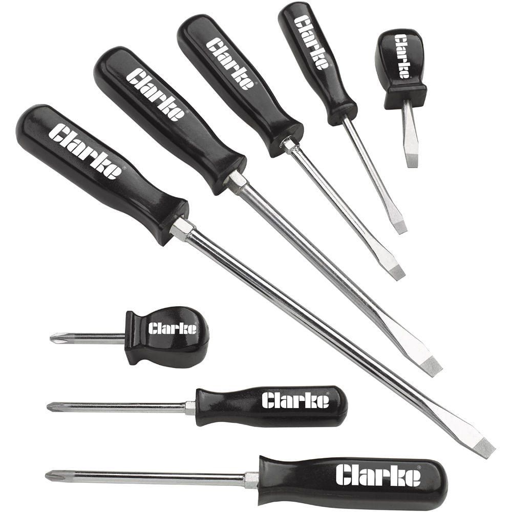 Clarke Clarke CHT122 8 piece Screwdriver Set - Image 1