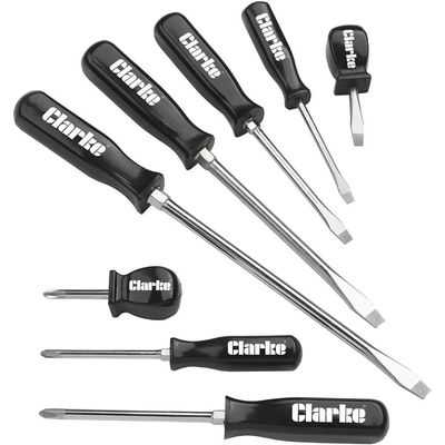 Clarke Clarke CHT122 8 piece Screwdriver Set