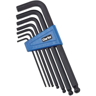 Clarke 1700454 Pro54 7 Piece Metric Hex Key Set - Thumbnail 2