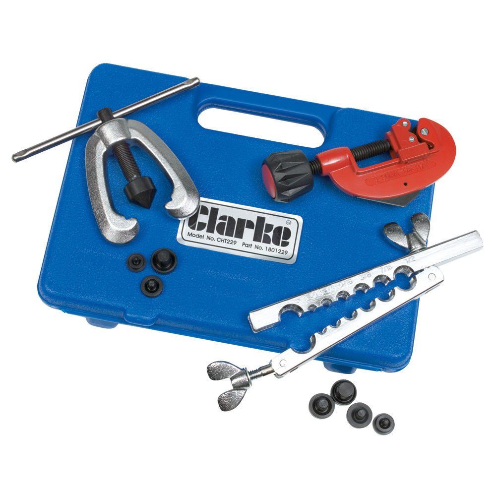 Clarke Clarke CHT229 Pipe Flaring & Cutting Kit - Image 1