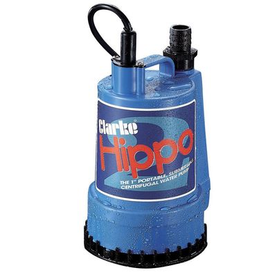 Clarke Clarke Hippo 2 1" 250W 85Lpm 6m Head Submersible Water Pump (230V)