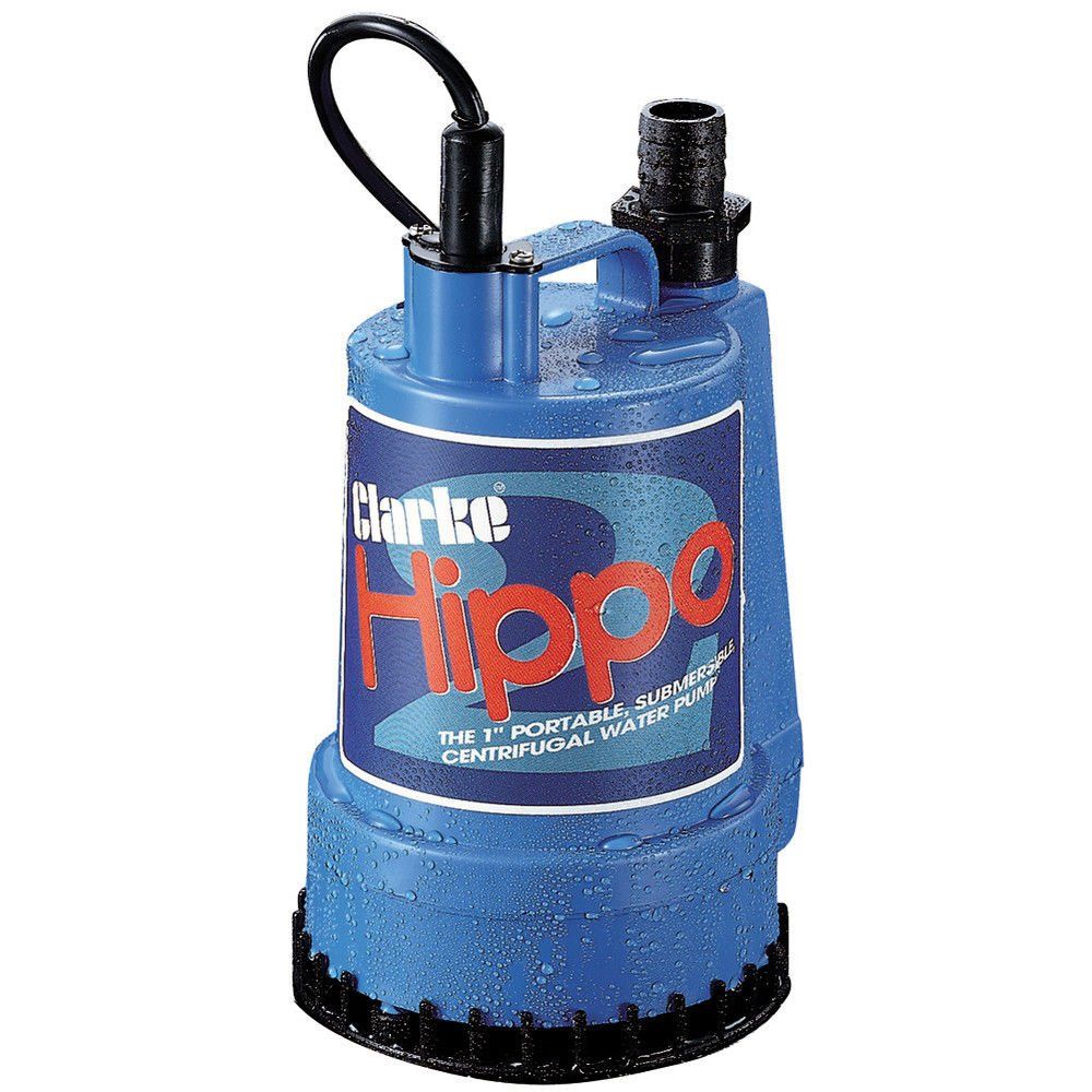 Clarke Clarke Hippo 2 1" 250W 85Lpm 6m Head Submersible Water Pump (110V) - Image 1