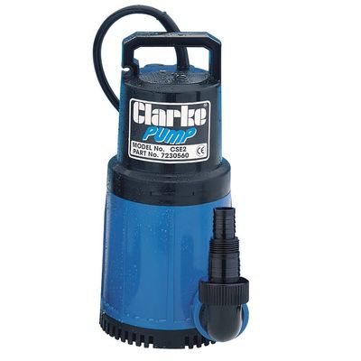 Clarke Clarke CSE2 1¼" 750W 253Lpm 10m Head Submersible Water Pump (230V)