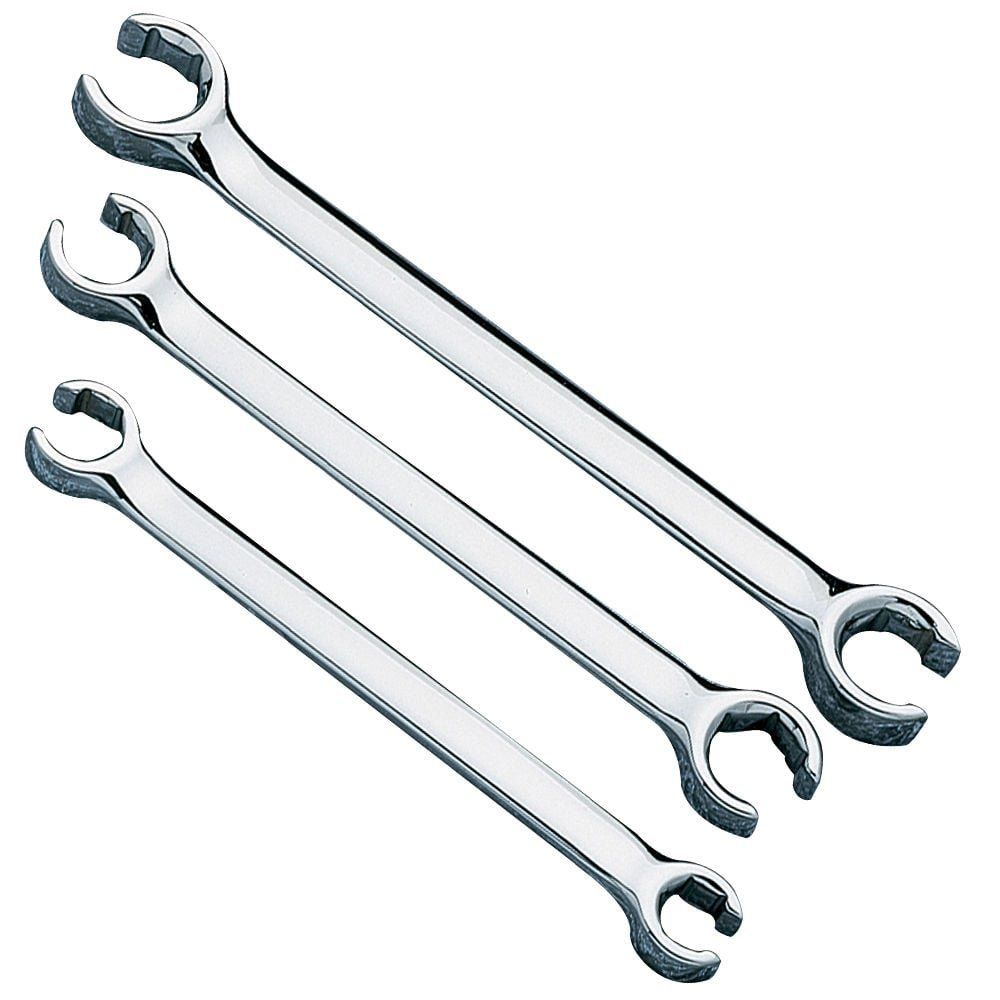 Clarke 1700471 Pro71 3 Piece Flare Nut Wrench Set - Metric - Image 1