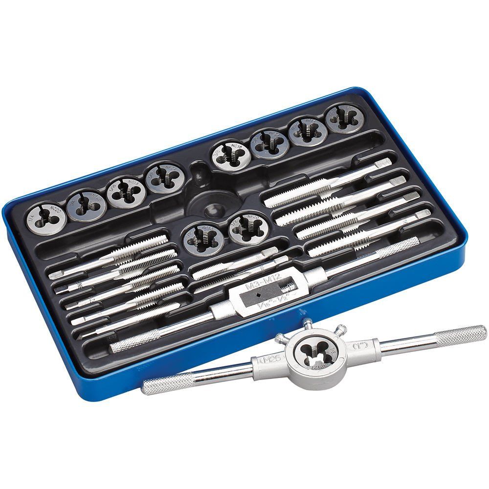Clarke Clarke CHT302 24 piece UNC/UNF/NPT Tap & Die Set - Image 1
