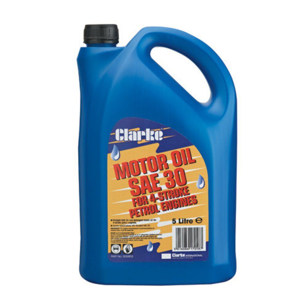Clarke Clarke SAE30 Motor Oil - 5 Litres - Image 1