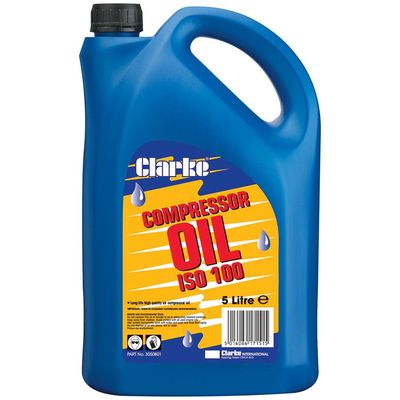 Clarke Clarke ISO 100 (SAE30) 5L Long Life Compressor Oil