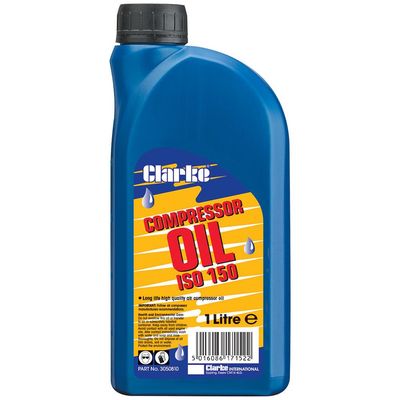 Clarke Clarke ISO 150 (SAE40) 1L Long Life Compressor Oil