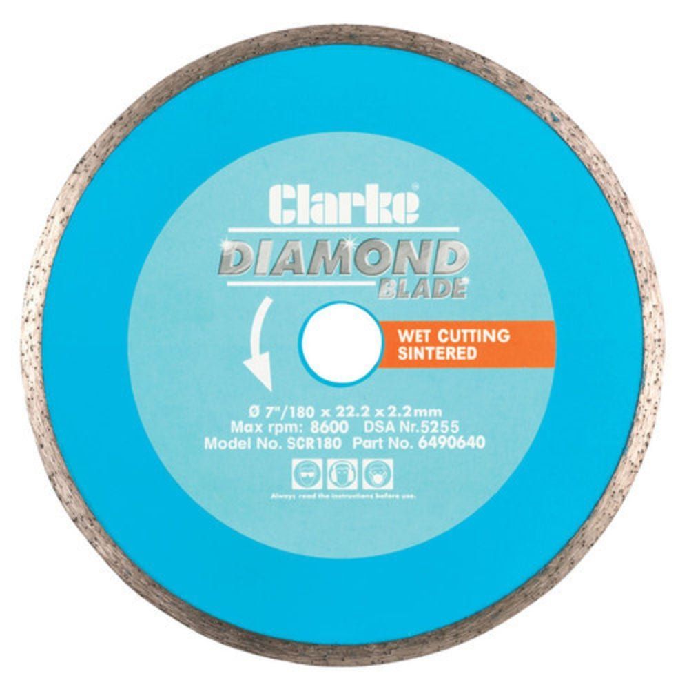 Clarke Clarke SCR180 Diamond Blade 180mm - Image 1