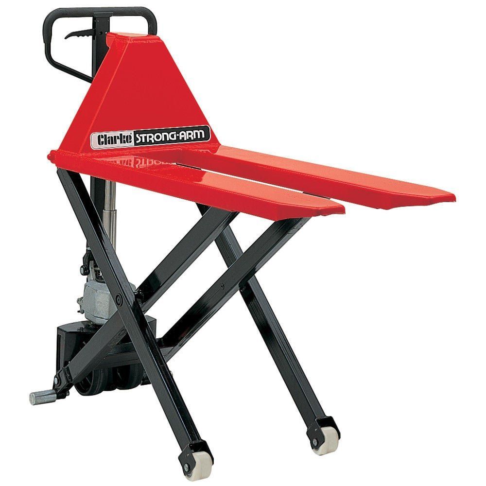 Clarke 7630180 Hlpt550 1T High Lift Pallet Truck - Image 1