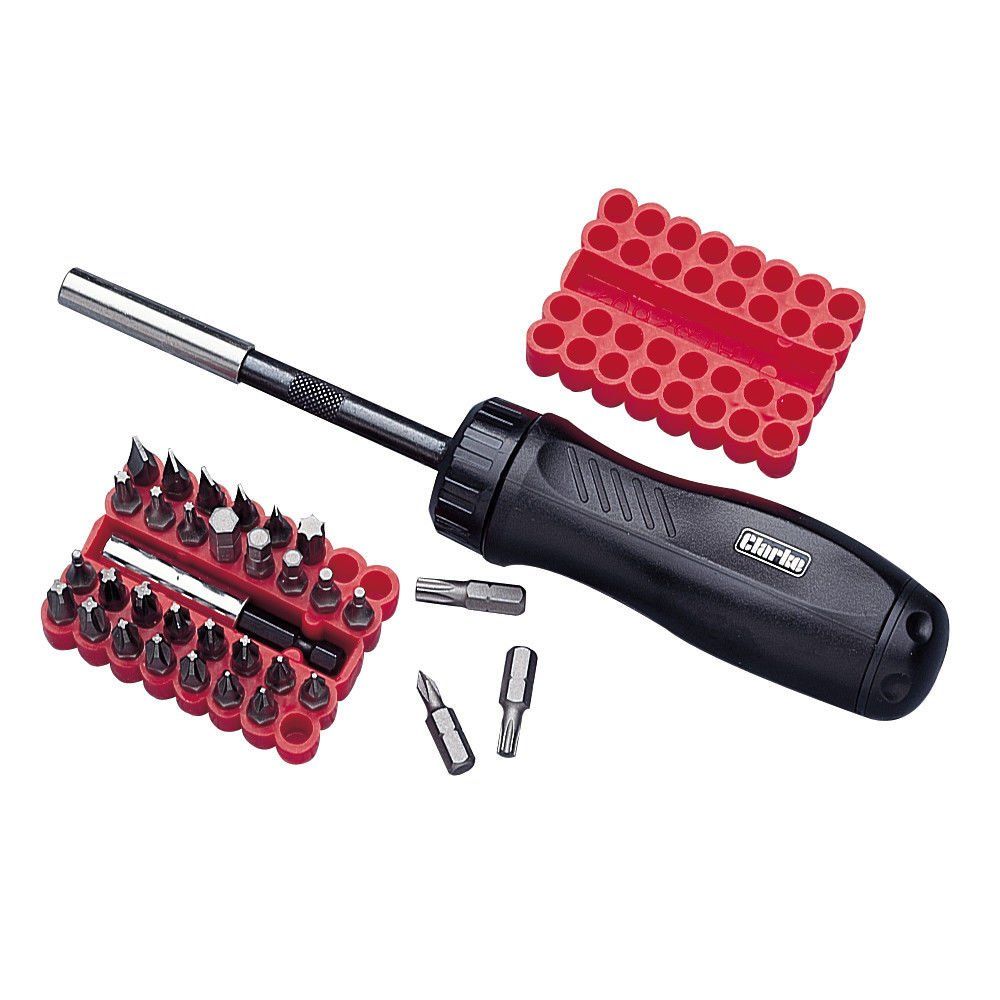 Clarke Clarke CHT 343 34 piece Gearless Screwdriver Kit - Image 1