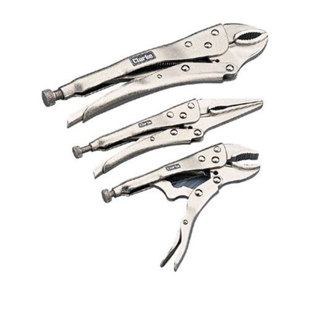 Clarke Clarke CHT352 3 piece Lock Grip Plier Set - Image 1