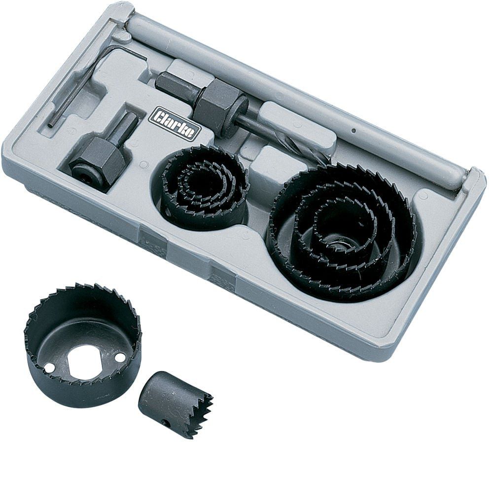 Clarke Clarke CHT349 11 Piece Hole Saw Set - Image 1
