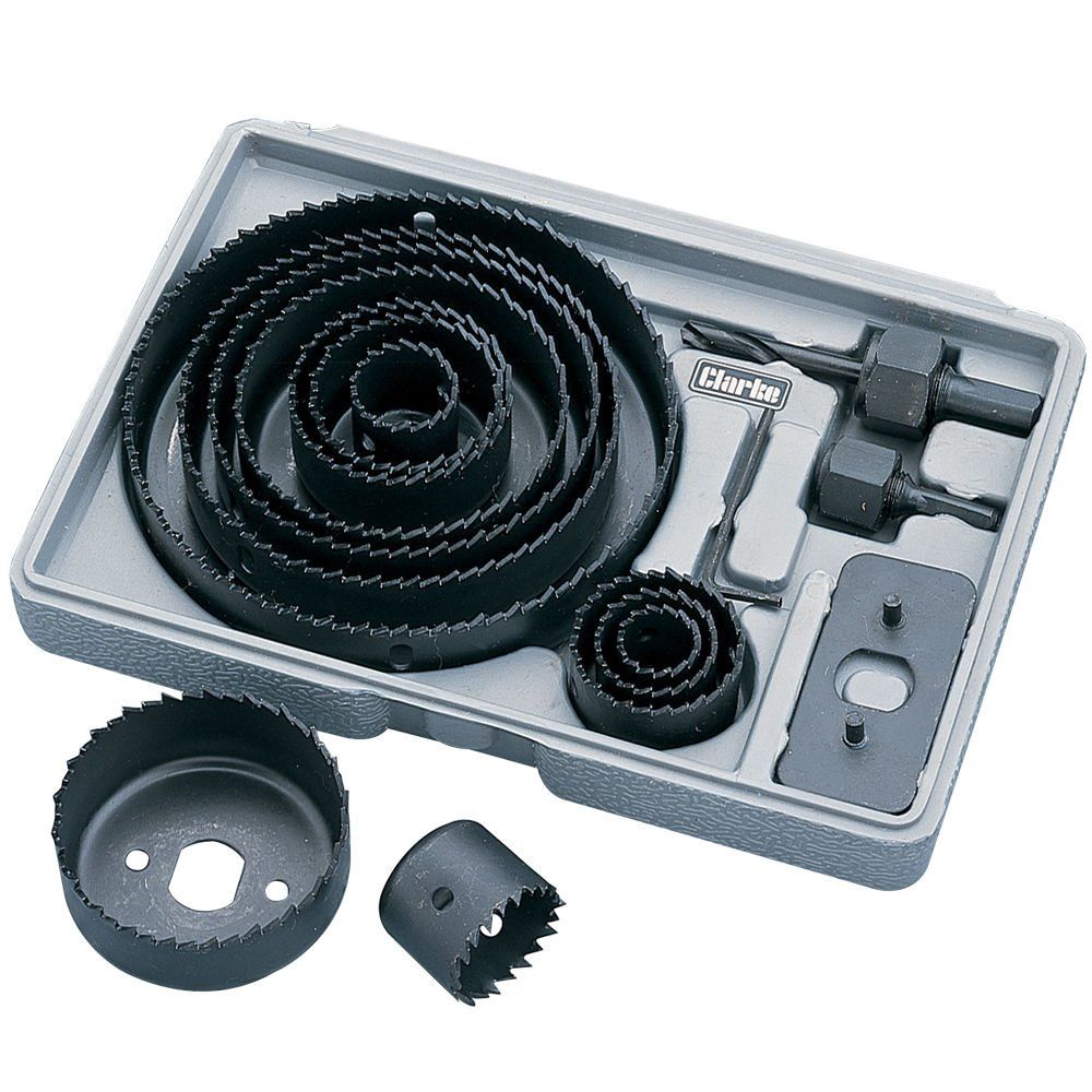 Clarke Clarke CHT350 16 Piece Hole Saw Set - Image 1
