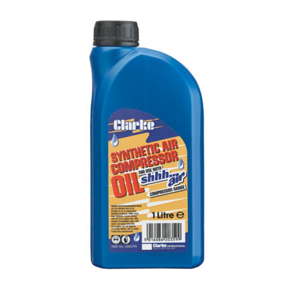 Clarke Clarke Long Life Synthetic Compressor Oil 1Litre - Image 1