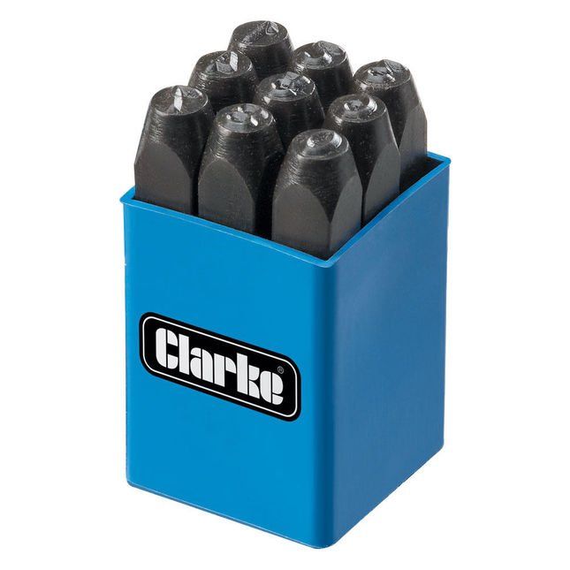 Clarke 1700323 Et146 6Mm Number Punch Set - Image 1