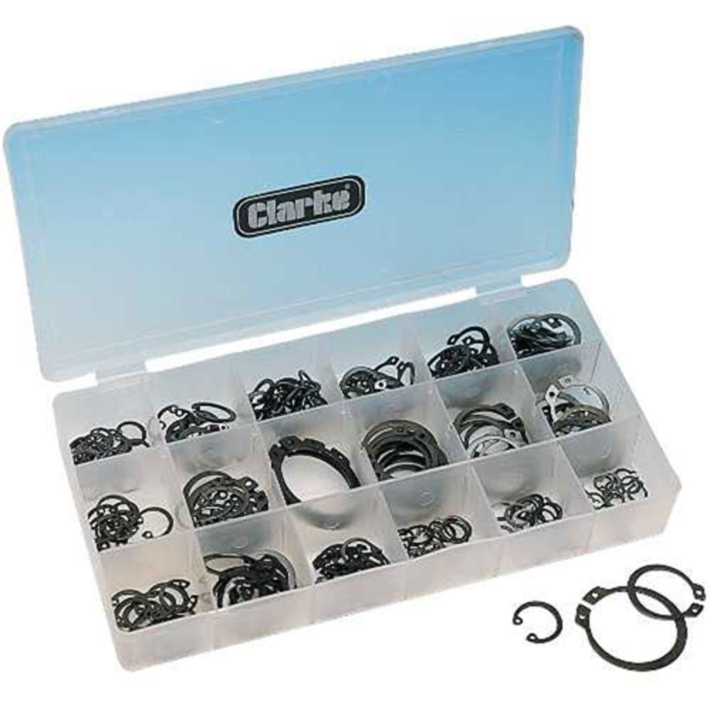 Clarke Clarke CHT395 - 225 Piece Circlip Assortment - Image 1