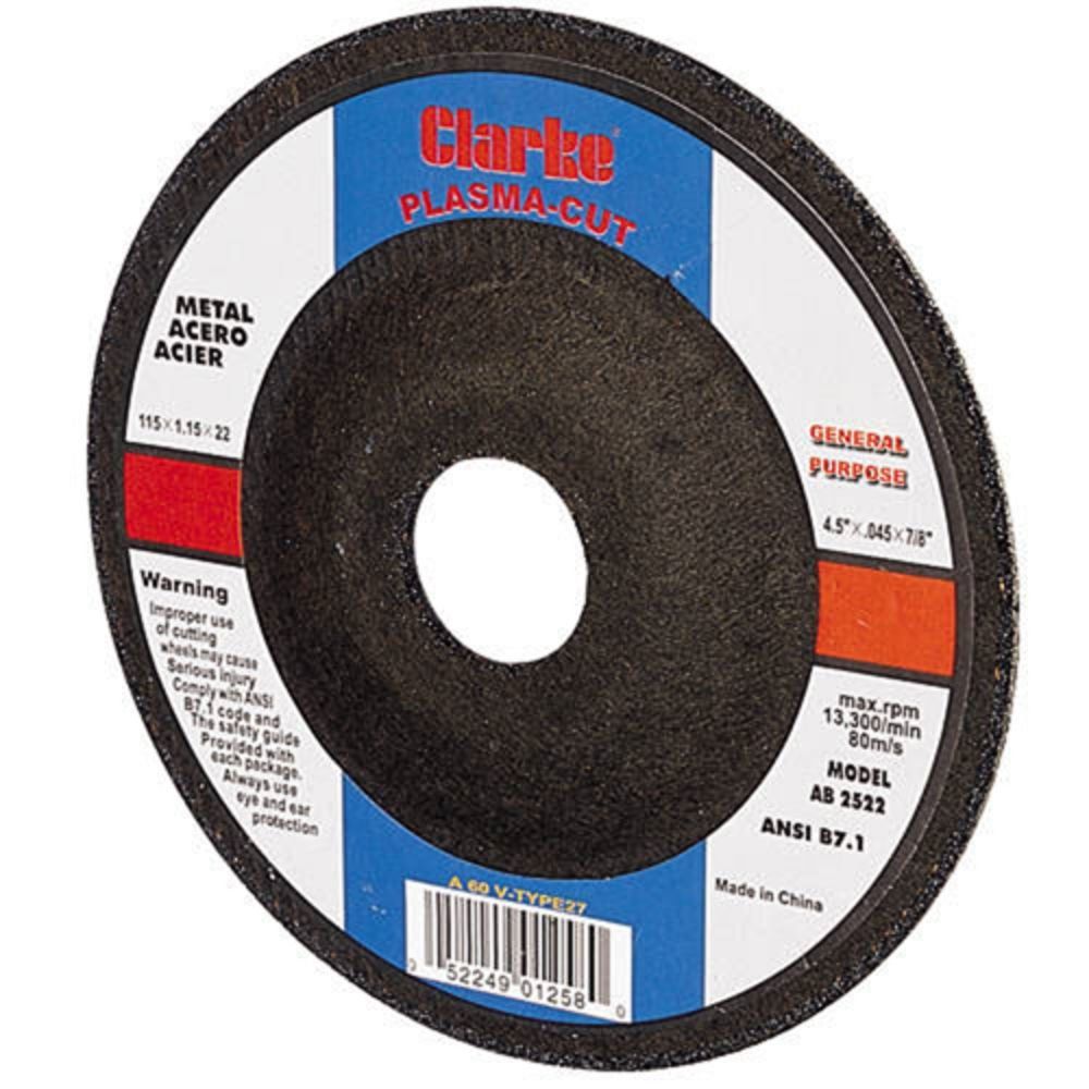 Clarke Clarke PD1 115mm DPC Plasma Cutting Disc (4½") - Image 1