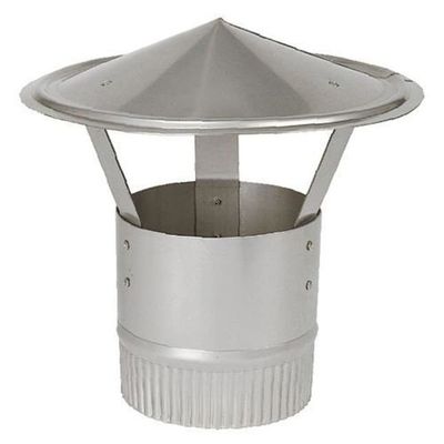 Clarke 6910230 5 (127Mm) Stainless Steel Flue Cowl - Thumbnail 2