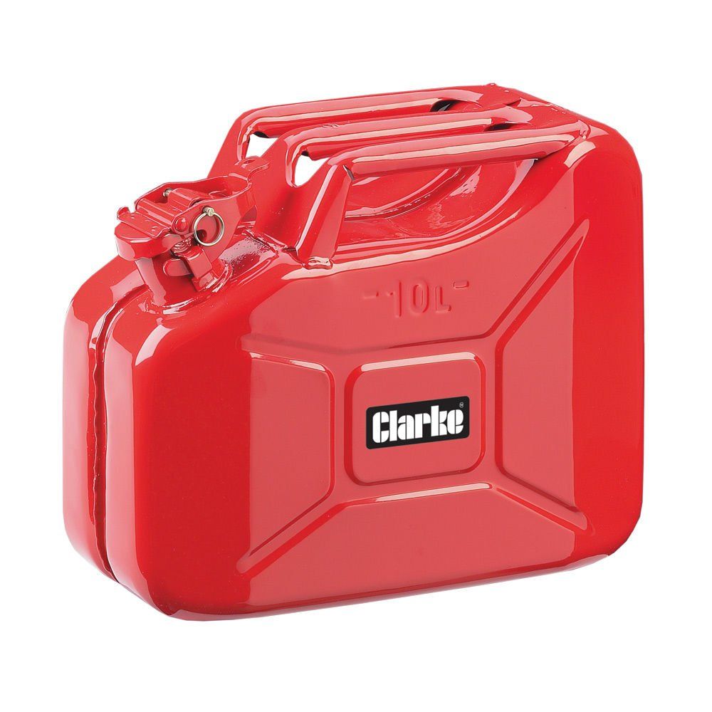 Clarke Clarke JC10LS 10 Litre Fuel Can (Red) - Image 1