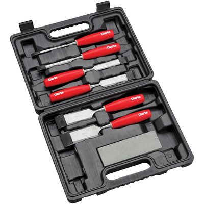 Clarke Clarke CHT484 6 piece Wood Chisel Set with Sharpening Stone