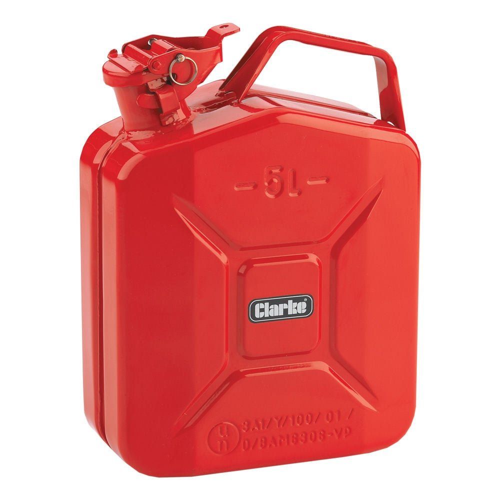 Clarke Clarke JC5LS 5 Litre Fuel Can (Red) - Image 1
