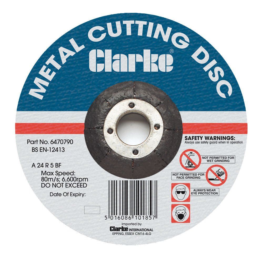 Clarke Clarke 125mm DPC Metal Cutting Disc - Image 1