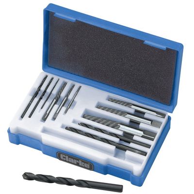 Clarke Clarke CHT526 - 12 piece Drill & Screw Extractor Set