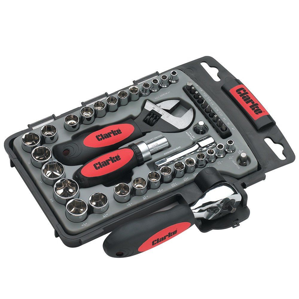 Clarke Clarke CHT533 45 piece 'Stubby' Wrench Set - Image 1
