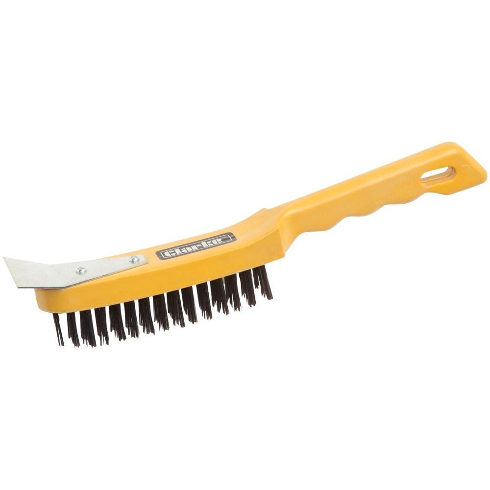 Clarke Clarke CHT552 - 5 Row Wire Brush & Scraper - Image 1