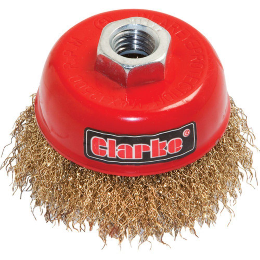 Clarke CHT558 - 75mm Wire Cup Brush (M14) - Image 1