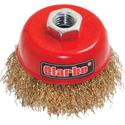 Clarke CHT558 - 75mm Wire Cup Brush (M14)
