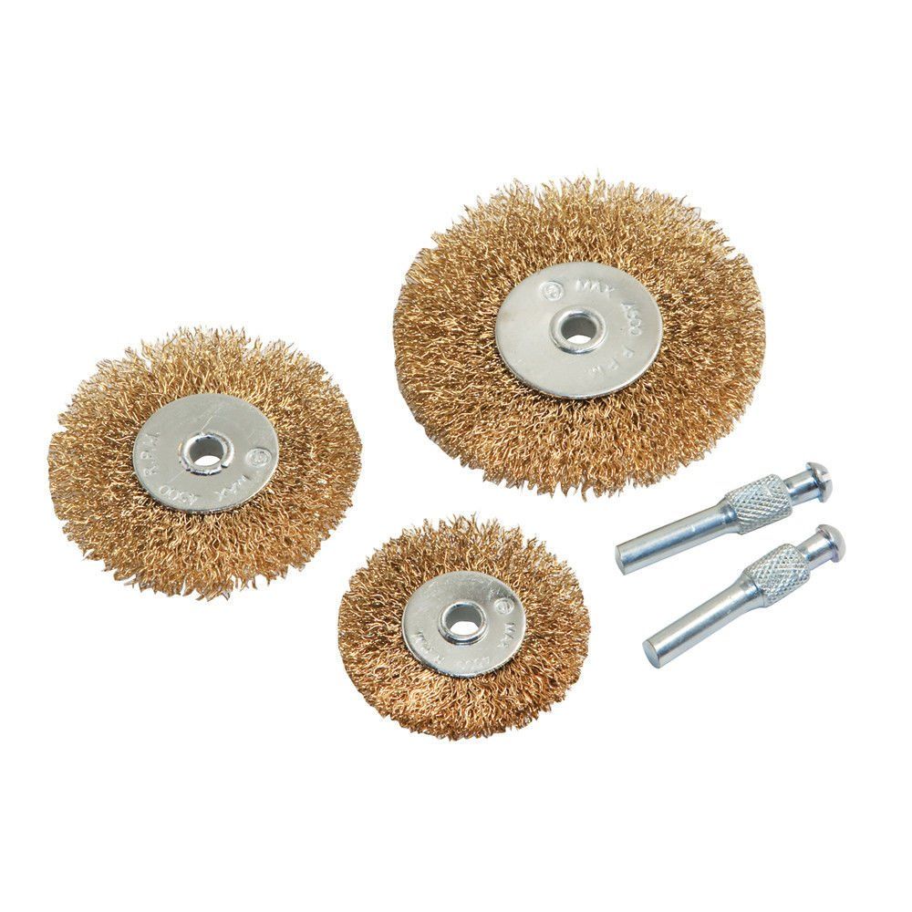 Clarke Clarke CHT562 - 3 piece Wire Brush Set - Image 1