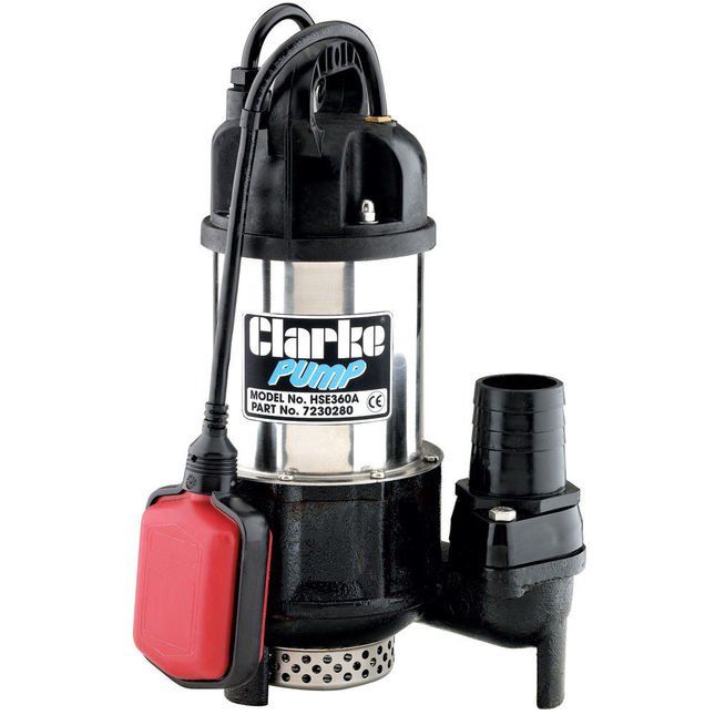Clarke 7230280 Hse360A 50Mm Submersible Water Pump With Float Switch (240V) - Image 1