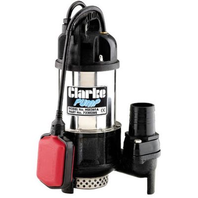Clarke 7230285 Hse361A 50Mm Submersible Water Pump With Float Switch (110V)