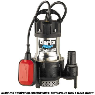 Clarke 7230215 Hse130 1 H/Duty Submersible Pump (240V)