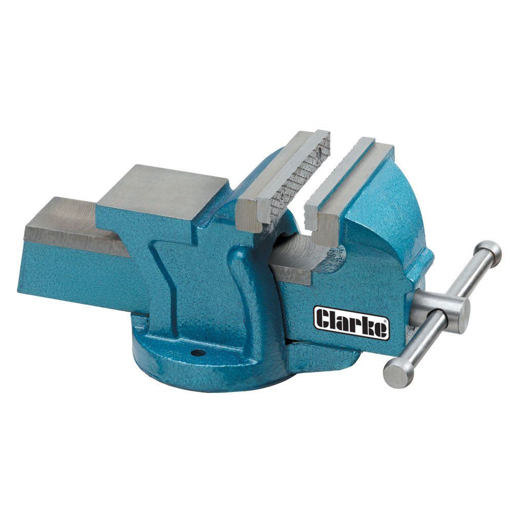 Clarke Clarke CV100B 100mm Workshop Vice (Fixed Base) - Image 1